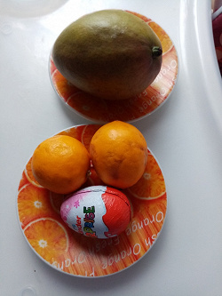 Отдается в дар «Два блюдца «Апельсины»»