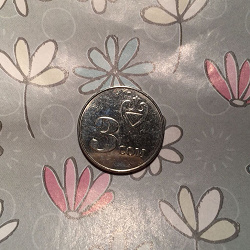 Отдается в дар «Монета 3 сом Киргизия 2008»