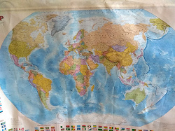 Отдается в дар «Карта мира»