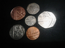 Отдается в дар «Монеты британского щита»