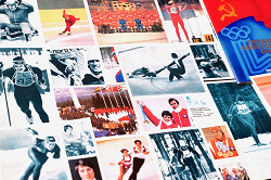 Отдается в дар «Набор открыток «Гордость советского спорта»»