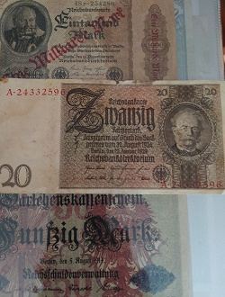 Отдается в дар «Банкнота Германии 1929 г.»