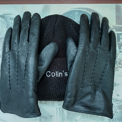 Отдается в дар «Шапка Colin's и кожаные перчатки»