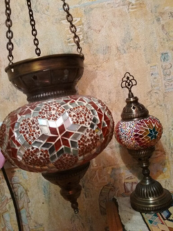 Отдается в дар «Турецкий светильник-подсвечник мозаика»