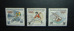 Отдается в дар «Марки Чехословакии Олимпийские игры 1972»