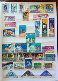 Отдается в дар «Космонавтика. Почтовые марки Монголии.»