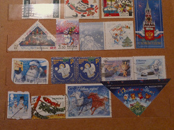 Отдается в дар «Английские марки.Рождество»