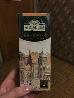 Отдается в дар «Чай AHMAD, черный, 25 пакетиков.»