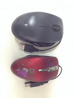 Отдается в дар «Две компьютерные USB мыши»