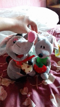 Отдается в дар «Мягкие игрушки — мыши, новые»