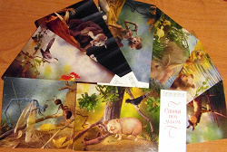 Отдается в дар «набор открыток «Басни И. А. Крылова»»
