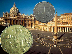 Отдается в дар «монеты — Ватикан»