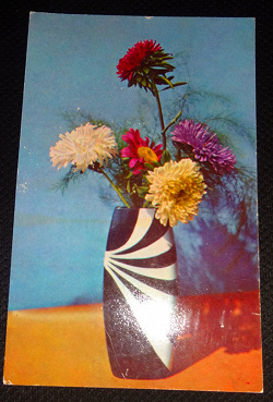 Отдается в дар «Советские открытки. Фото композиции «Цветы»»