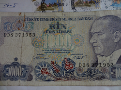 Отдается в дар «Бона Турция 1000 лир»