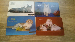 Отдается в дар «Календарики с Кошками»