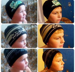 Отдается в дар «Детские шапки для мальчика весна-осень-зима»