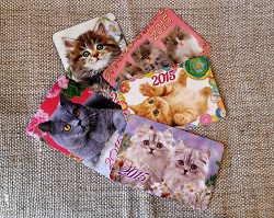 Отдается в дар «Календарики с кошками и собаками»