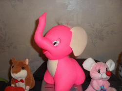 Отдается в дар «Мягкая игрушка Розовый слон»