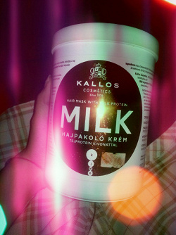 Отдается в дар «Маска для волос с молочным протеином Kallos Cosmetics Hair Mask Milk Protein»