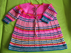 Отдается в дар «Платье вязаное для девочки»