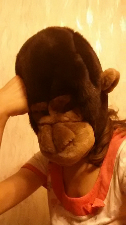 Отдается в дар «Плюшевая маска обезьяны»