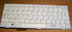 Отдается в дар «клавиатура для нетбуков типа EEEPC 901»