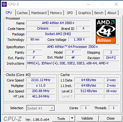 Отдается в дар «Процессор AMD Athlon 64 3500+ (2.2GHz, Socket AM2)»