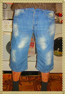 Отдается в дар «Шорты длиные или бриджи мужские джинсовые»