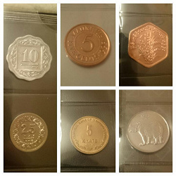 Отдается в дар «Коллекционные монетки Азия»