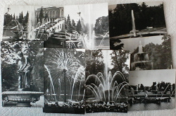 Отдается в дар «черно-белые мини фото-открытки фонтаны»