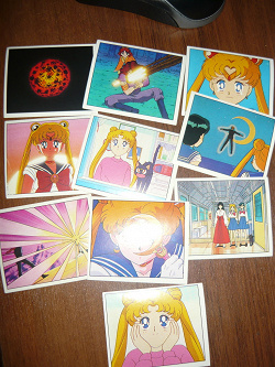 Отдается в дар «Наклейки PANINI Sailor Moon: Луна в матроске»