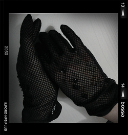 Отдается в дар «Черные ретро-перчатки»