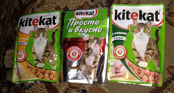 Отдается в дар «Корм для кошек Kitekat»