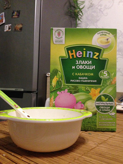 Отдается в дар «Детское питание, каша Heinz»