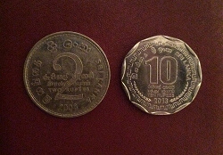 Отдается в дар «Монеты. Шри-Ланка»