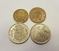 Отдается в дар «Иностранные монетки 1»