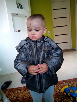Благодарность за дар Зимняя куртка на мальчика 2-3 года
