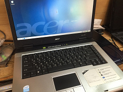 Отдается в дар «Ноутбук Acer Aspire 3610 на комплектующие»