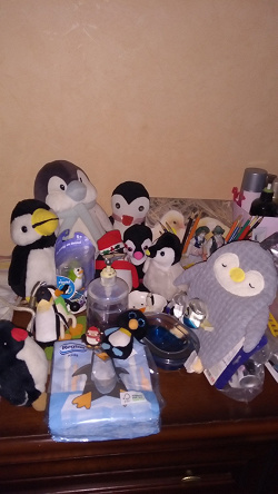Отдается в дар «Дозатор для мыла с пингвинами»
