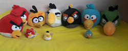 Отдается в дар «Мягкие игрушки Angry Birds»