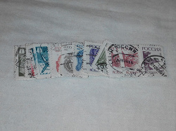 Отдается в дар «Почтовые марки России 1992-1993 гг.»