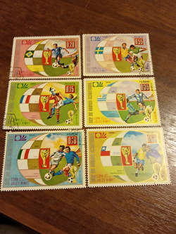 Отдается в дар «ЧМ ФИФА Германия 1974 №2. Почтовые марки Экваториальной Гвинеи.»