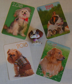 Отдается в дар «Календарики с собаками.»