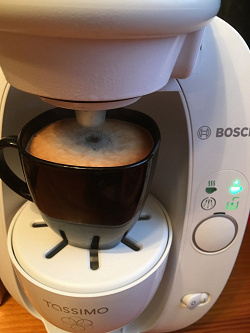 Отдается в дар «Капсульная кофеварка Bosch Tassimo»