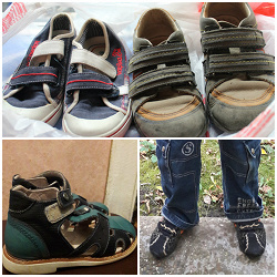 Отдается в дар «Обувь детская размер 29-30 разная»