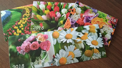Благодарность за дар Календарики цветы