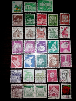 Отдается в дар «Почтовые марки Германии (2 фото)»