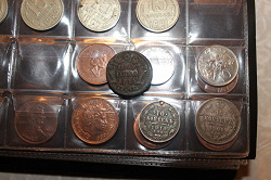 Отдается в дар «Монета полушка 1735 г. Анна Иоанновна»