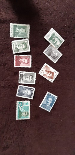 Отдается в дар «Участники гражданской войны и революционеры. Почтовые марки СССР.»