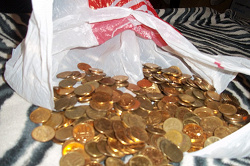 Отдается в дар «Много 10-копеечных монет»